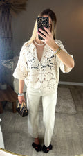 Haut crochet polo