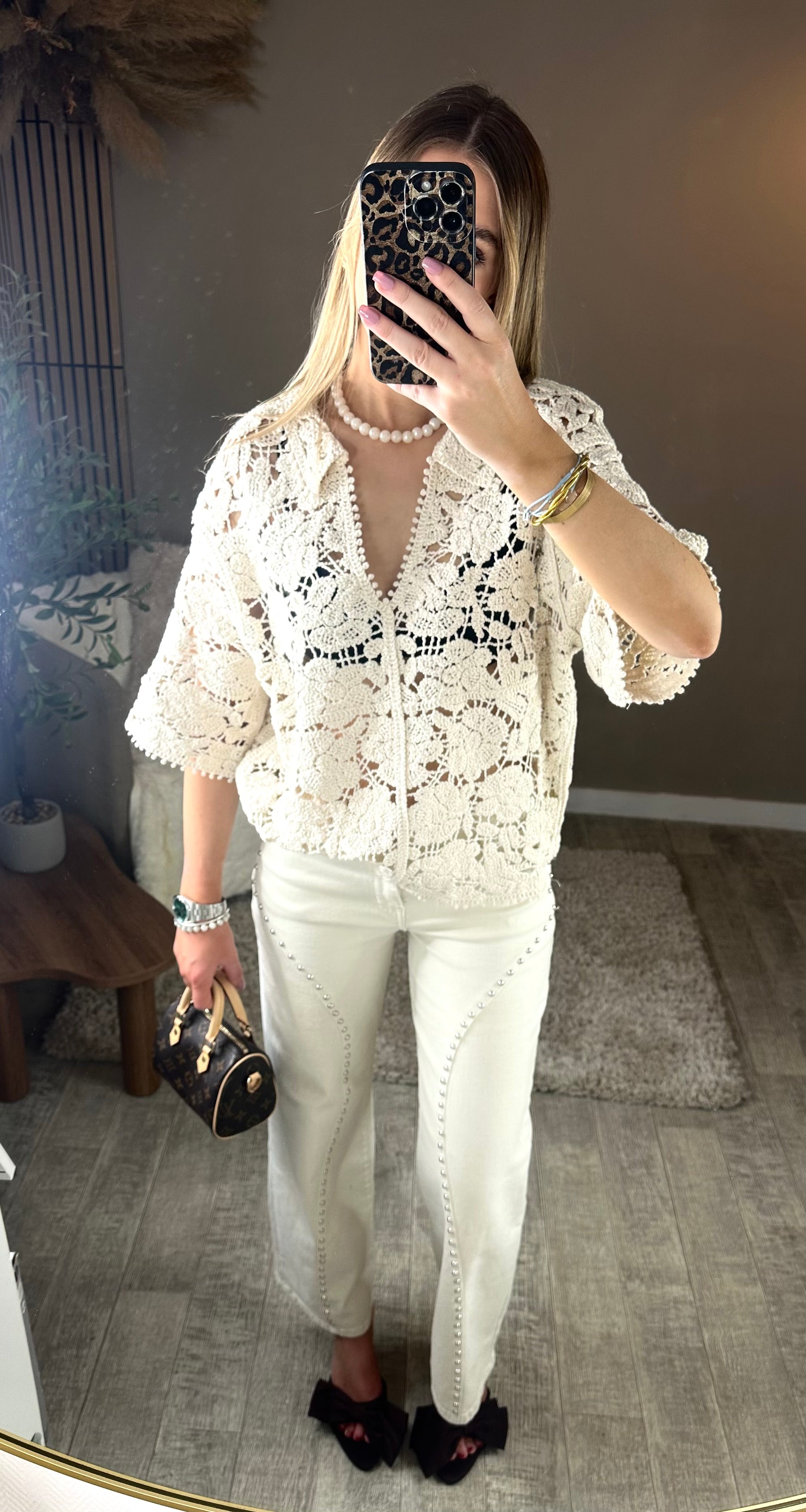 Haut crochet polo
