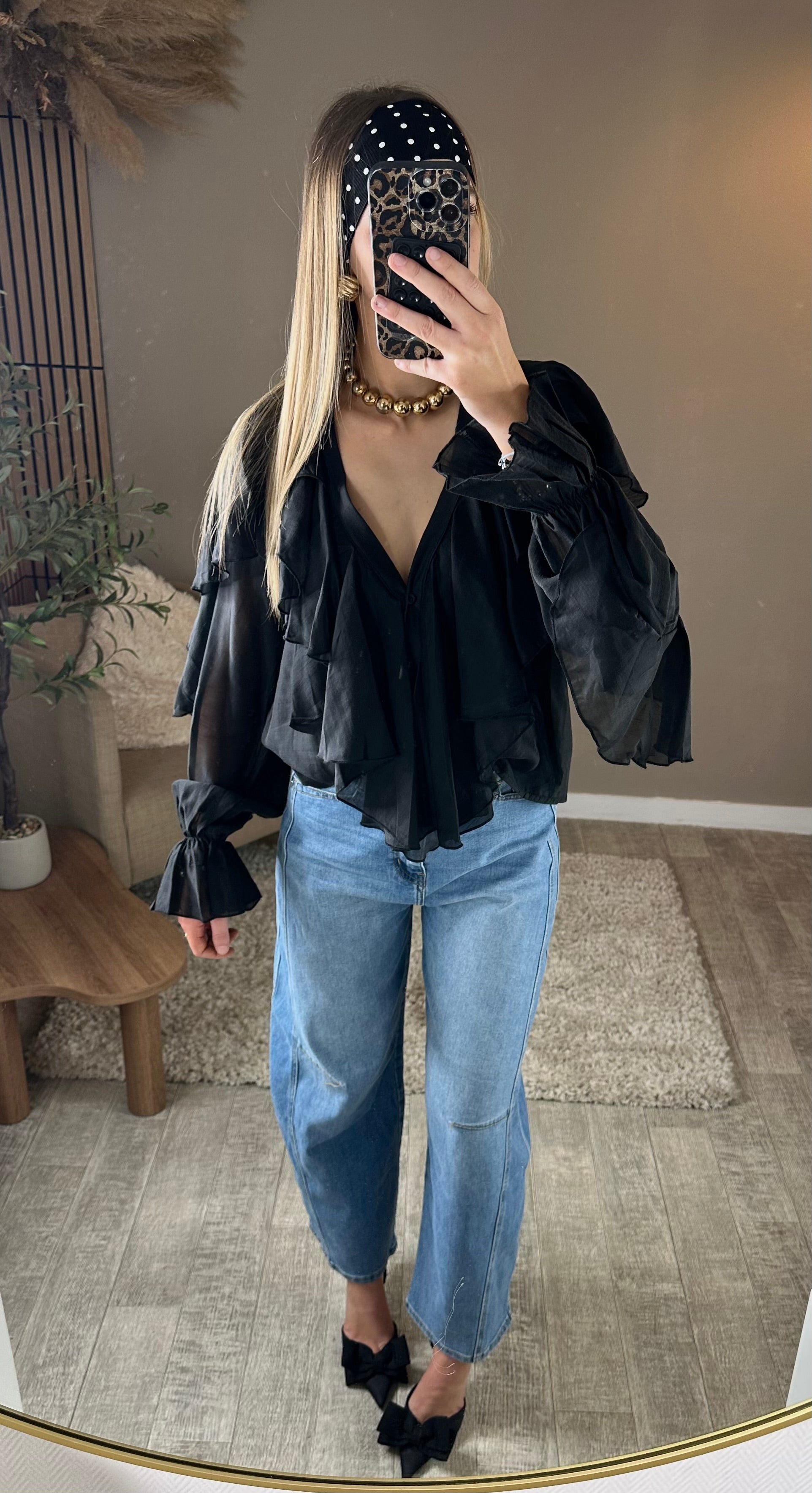 Blouse à volants - Moon