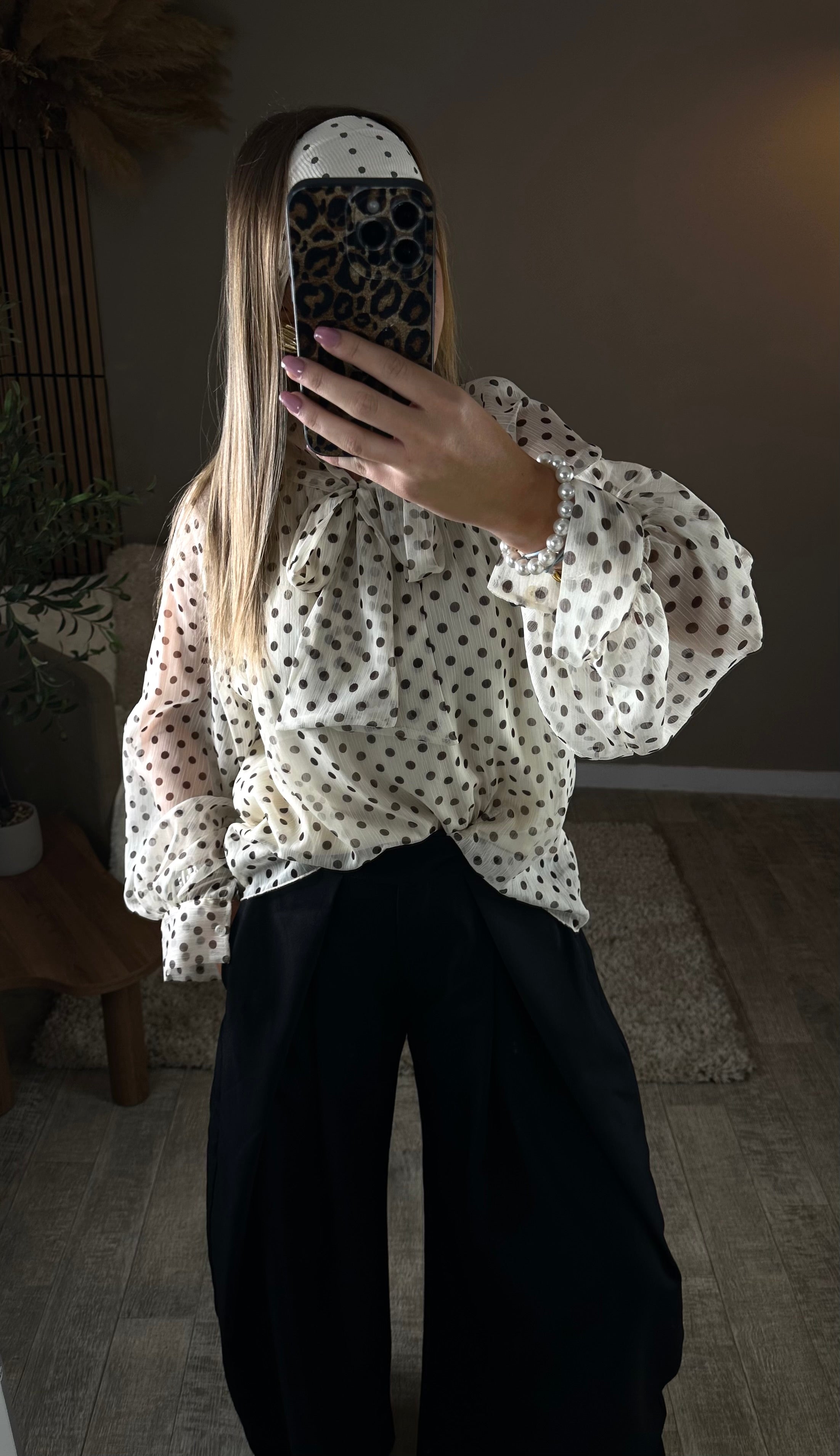 Blouse à pois Paloma