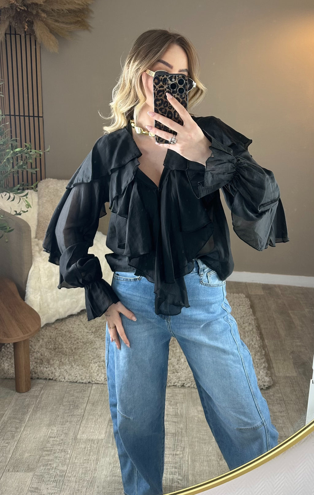 Blouse à volants - Moon