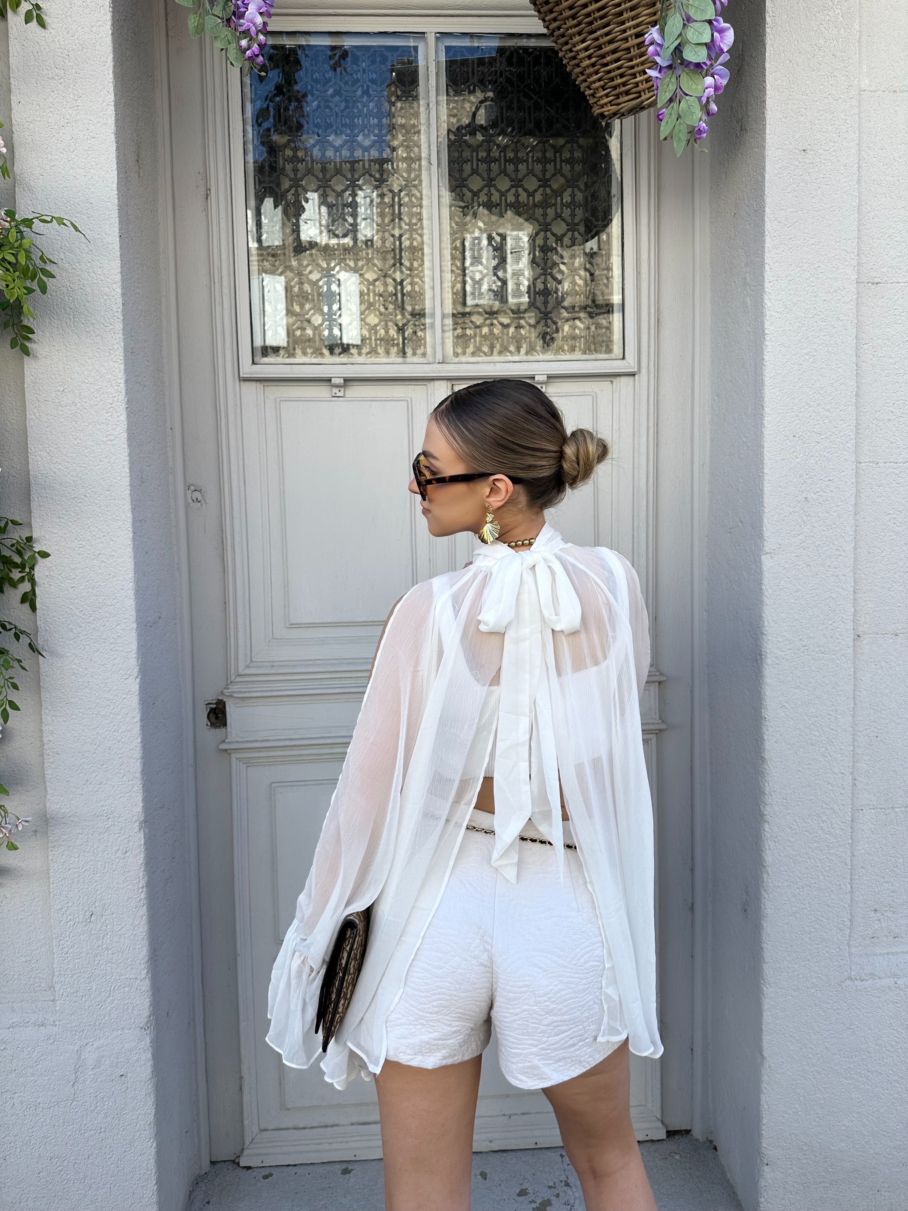 Blouse Solea blanche