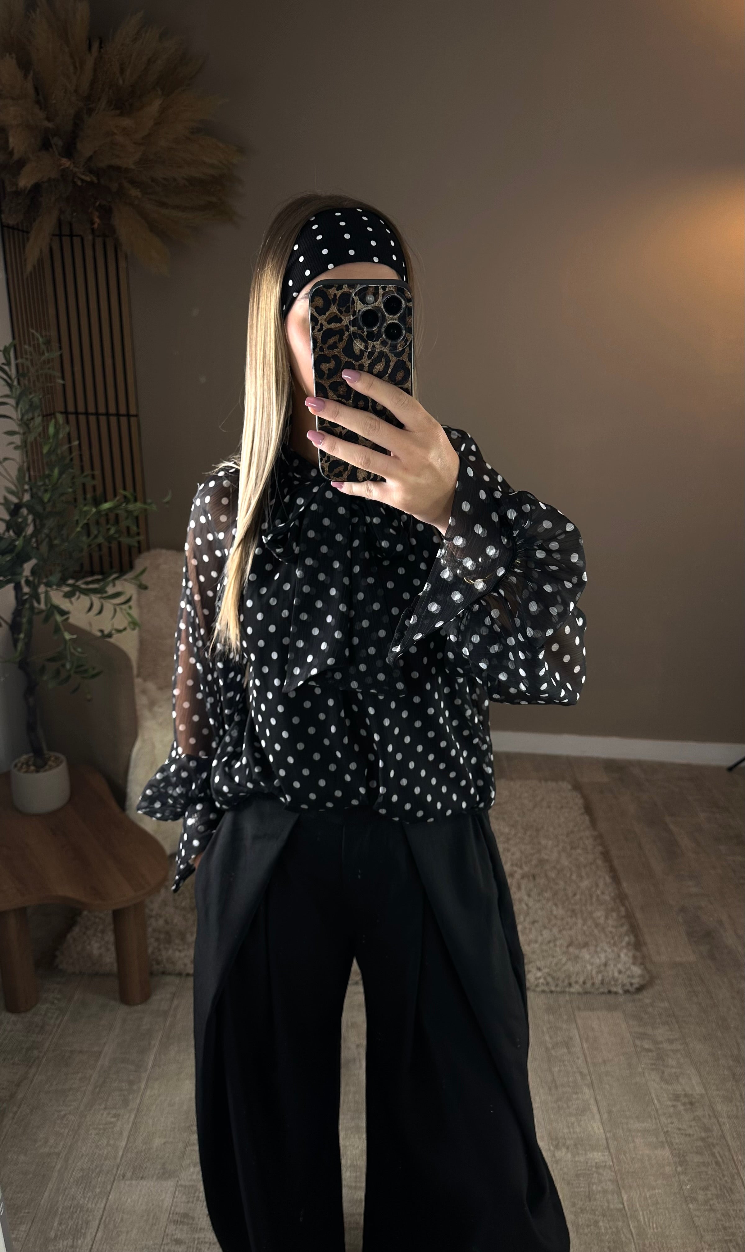 Blouse à pois Gia